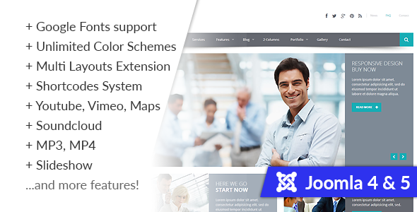 Cacoon :: Responsive Business Joomla 3, 4 & 5 Template