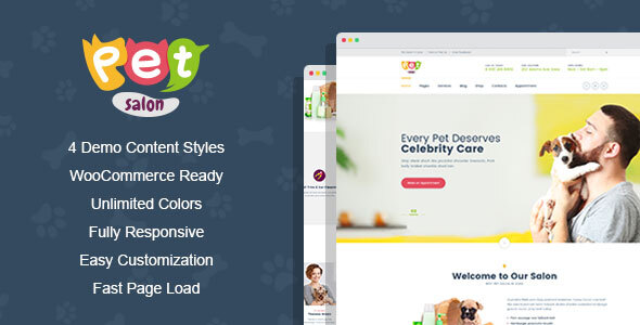 PetSpace – Animal Care & Grooming WordPress Theme
