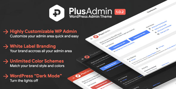PLUS Admin Theme – WordPress White Label Branding Admin Theme