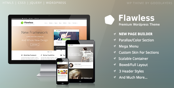 Flawless – Responsive Multi-Purpose WordPress
