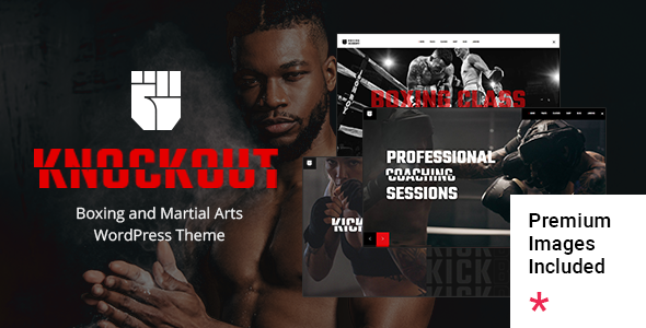 Knockout – Boxing & Martial Arts WordPress Theme