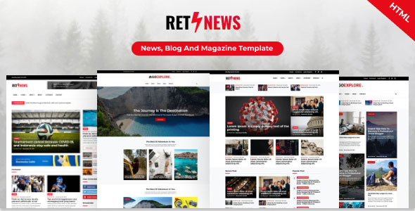 Retnews – News, Blog & Magazine Template
