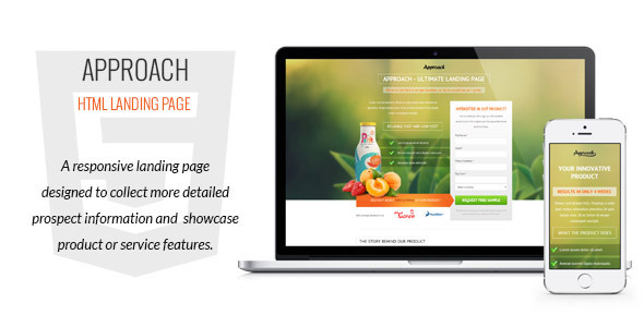 Approach – HTML Landing Page