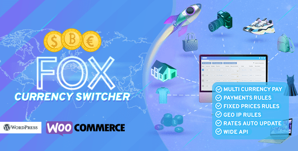 FOX – WooCommerce Currency Switcher Professional – Multi Currency [WOOCS]