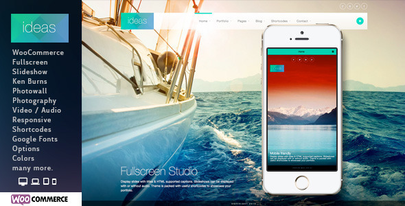 Ideas – Photography Theme for WordPress