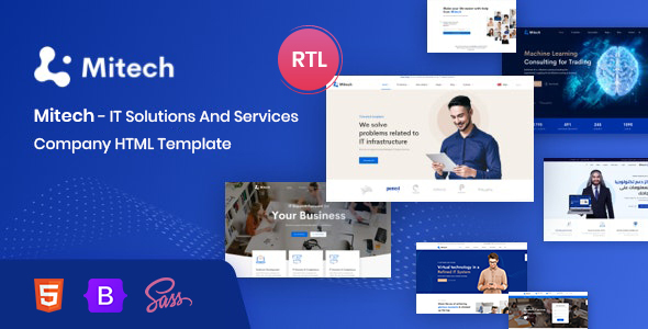 Mitech –  IT Solutions And Services Company HTML Template