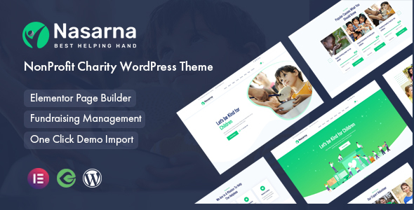 Nasarna – NonProfit Charity WordPress Theme