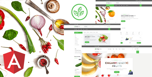 Organista – Organic Store Angular Template