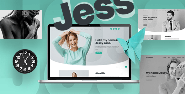 Jess – Personal, Portfolio, CV & Resume Website Template