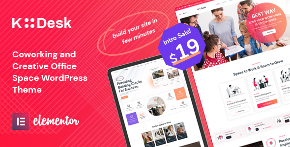 Kodesk – Coworking and Office Space WordPress Theme