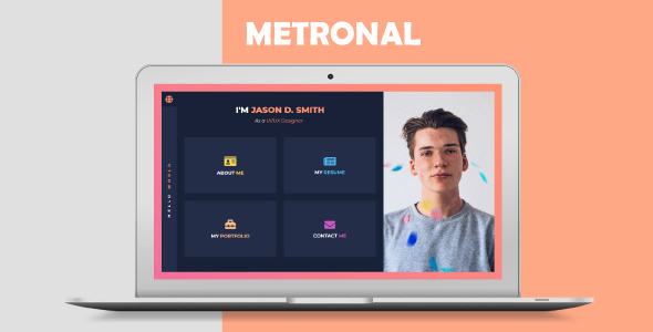Metronal – Personal Portfolio Page