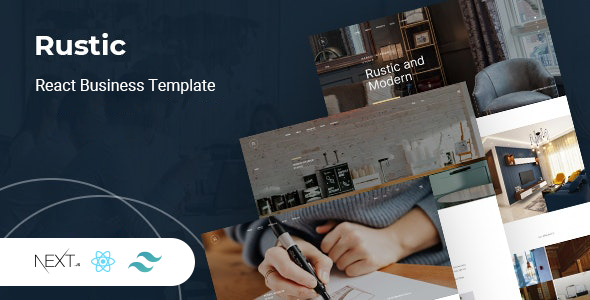 Rustic – React Business Template with Next JS
