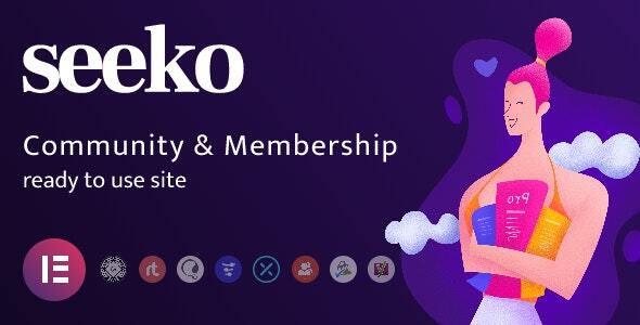 Seeko – Community Site Builder WordPress Theme