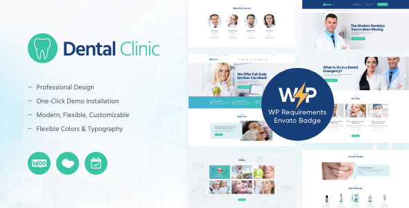 Dental Clinic – Dentist & Dental Surgeon WordPress Theme