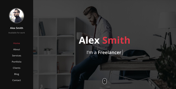 CodeX – Personal Portfolio / Resume / CV / vCard Template