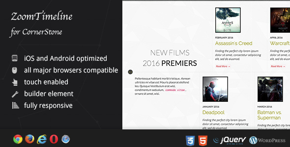 ZoomTimeline – WordPress History Plugin / Ultimate Timeline Pack