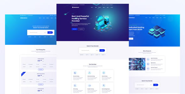 Metanic – Hosting HTML Template