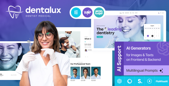 Dentalux – Dentist & Tooth Orthodont WordPress Theme