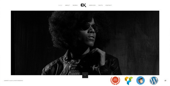 Legendo – One Page Portfolio WordPress Theme