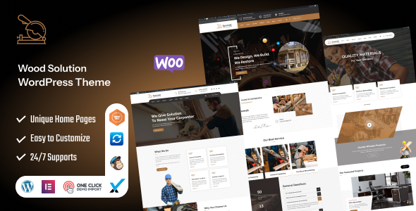 Sawmall – Carpenter and Craftman WordPress Theme