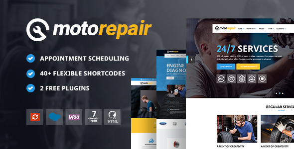 Motorepair – Car Mechanics WordPress Theme