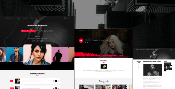 Audioatro – Multipurpose Audio WordPress Theme