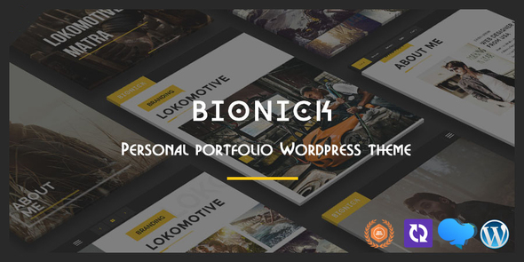 Bionick – Personal Portfolio WordPress Theme
