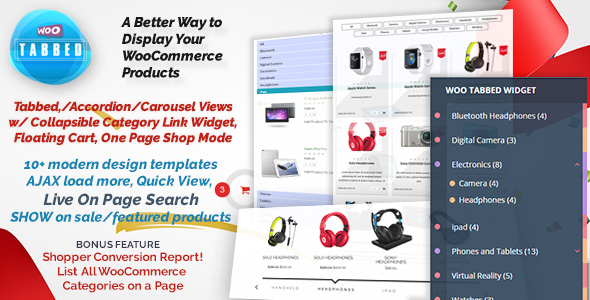 WooCommerce Tabbed Category Product Listing – Pro