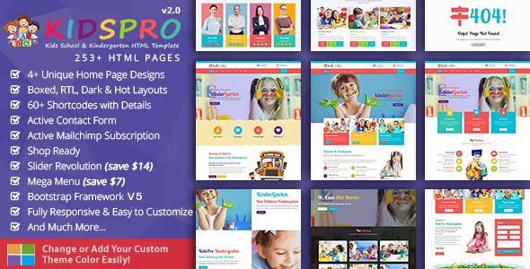 Kidspro – Education Course HTML Template
