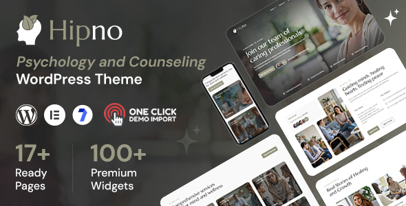 Hipno – Mental Health & Counseling WordPress Theme