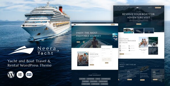Neera – Yacht, Boat Travel & Rental WordPress Theme