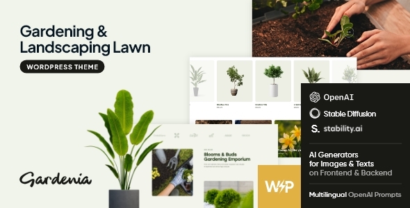 Gardenia – Gardening Blog WordPress Theme