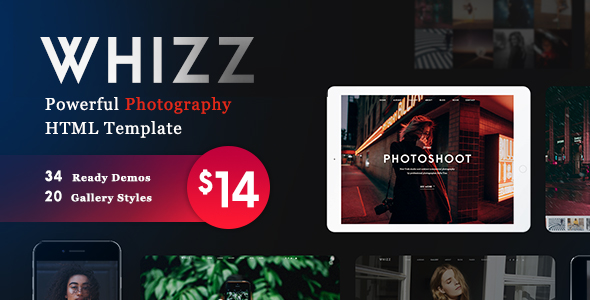 Whizz –  Photography Template
