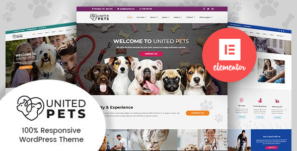 United Pets – Pet Shop & Veterinary WordPress Theme