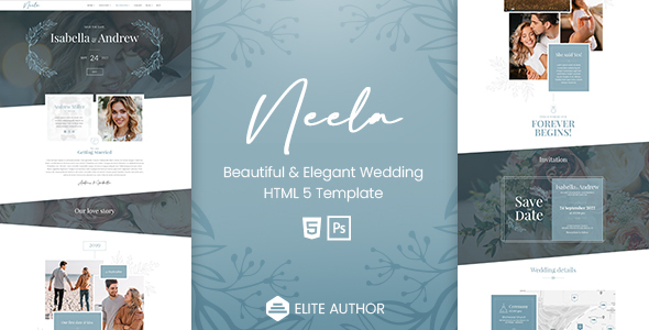 Neela – One-Page/Multi-page Wedding HTML5 Template