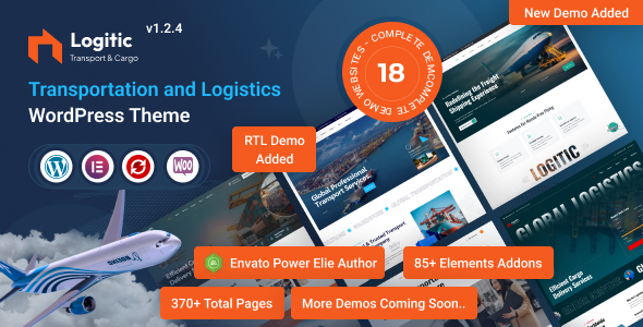 Logitic – Transportation & Logistics WordPress Theme