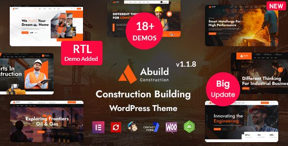Abuild – Construction WordPress Theme