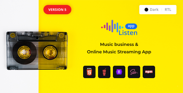 Listen – Online Music Streaming App