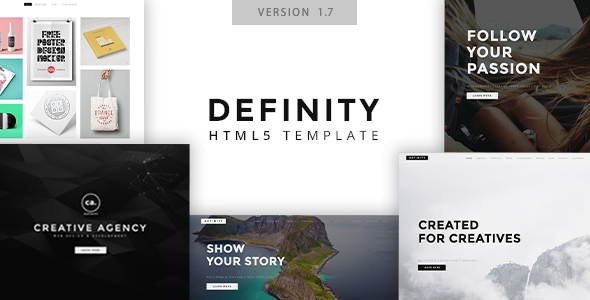 Definity – Multipurpose One/Multi Page Template