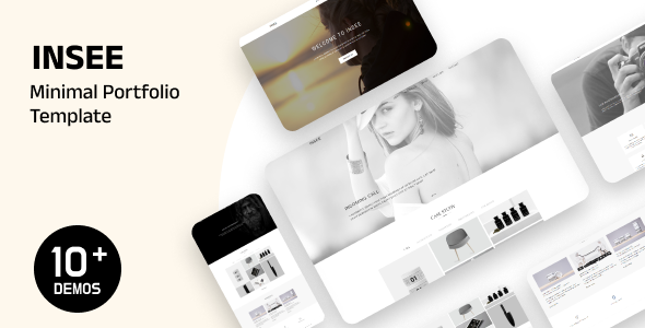 Insee – Minimal HTML Portfolio Template