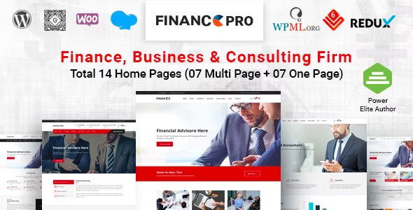 Finance Pro – Business & Consulting WordPress Theme