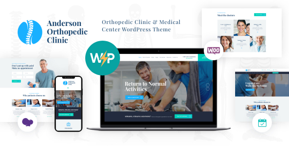 Anderson – Physical Therapy & Orthopedic Clinic WordPress Theme