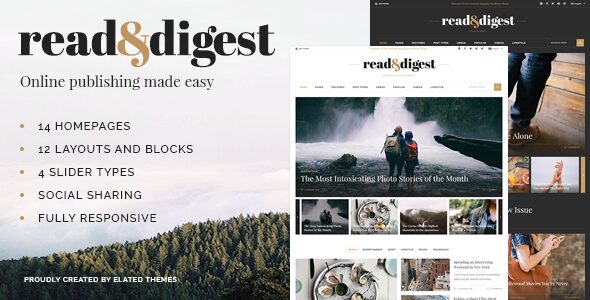Read and Digest – Newspaper WordPress Theme