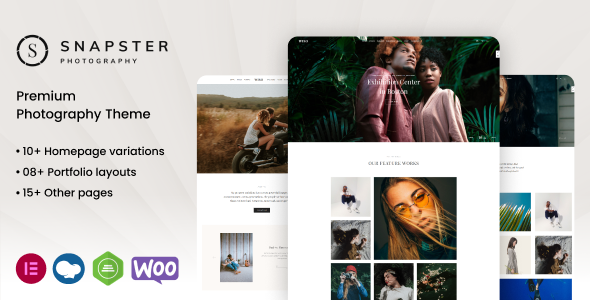 Snapster – Photography WordPress Theme