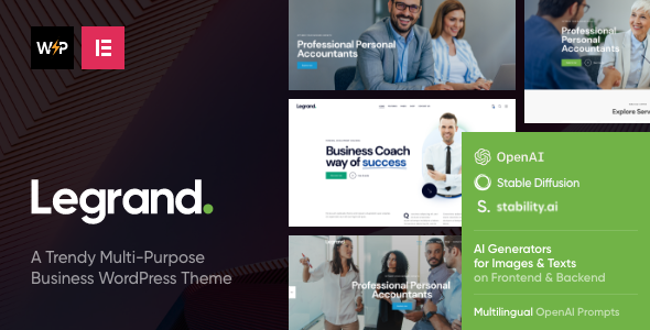 LeGrand – Modern Business WordPress Theme