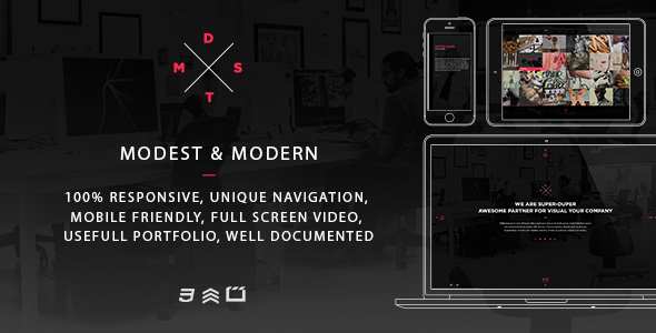 MDST – Modest & Modern Multipurpose HTML5 Template