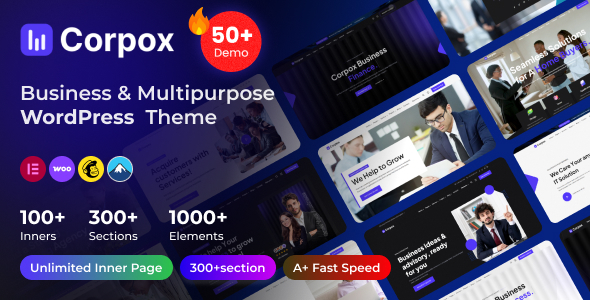 Corpox – Business & Multipurpose Elementor WordPress Theme