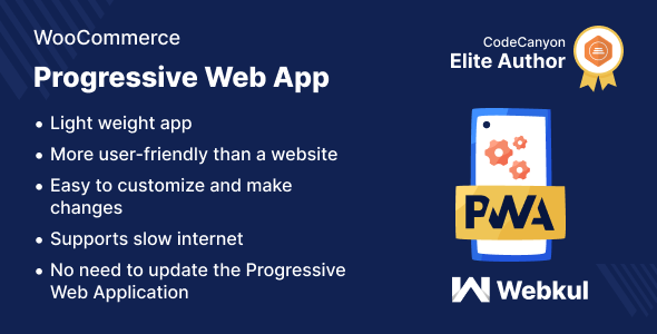 WooCommerce Progressive Web App ( PWA )