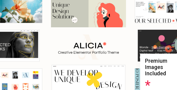 Alicia – Elementor Portfolio WordPress Theme
