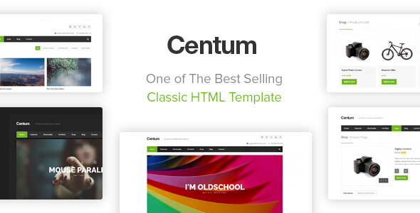 Centum – Responsive HTML Template